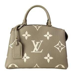 Louis Vuitton Petit Palais PM Bicolor Monogram Amplant Handbag M58914